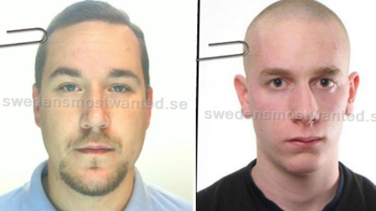 Från vänster: Andreas Karlsson, misstänkt för mordförsök. Simon Arnamo, misstänkt för mord.